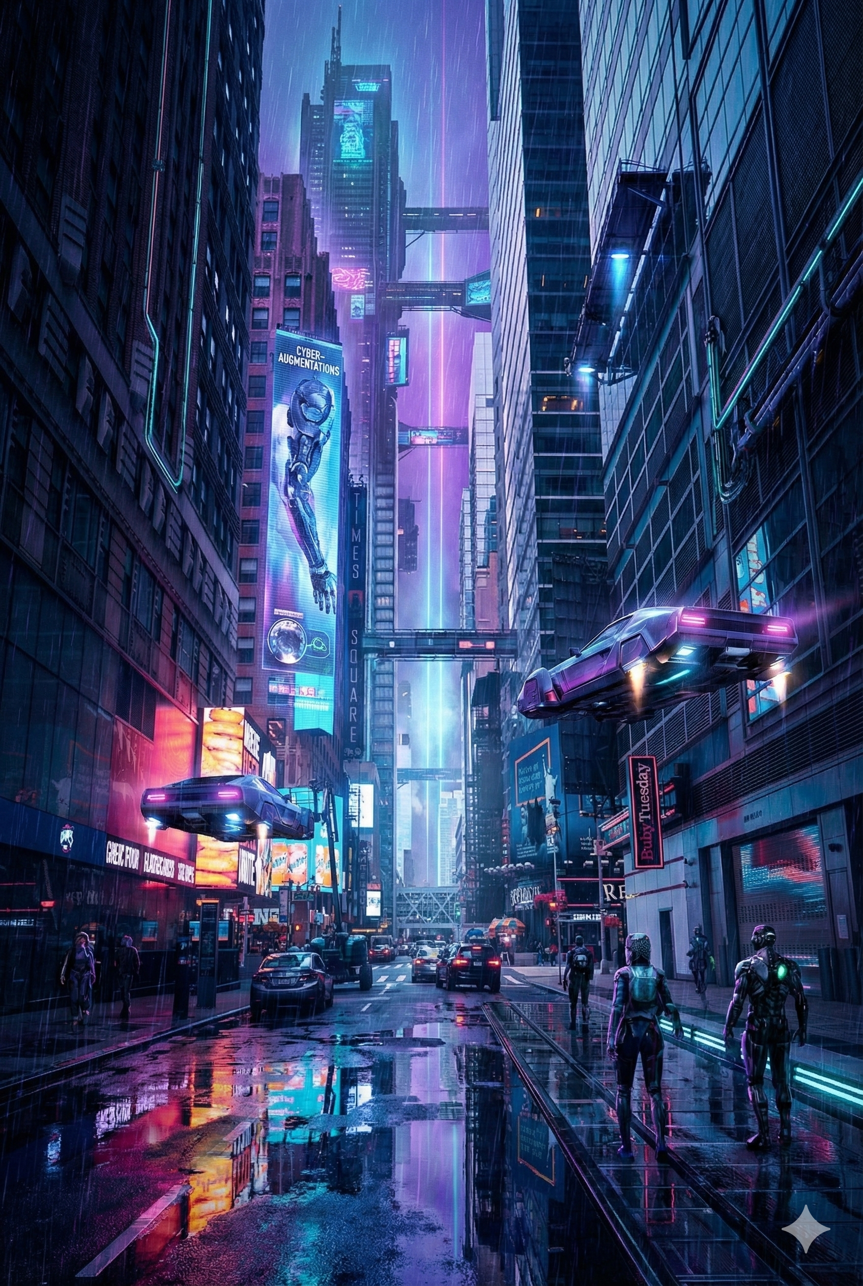 Futuristic Cyberpunk Metropolis