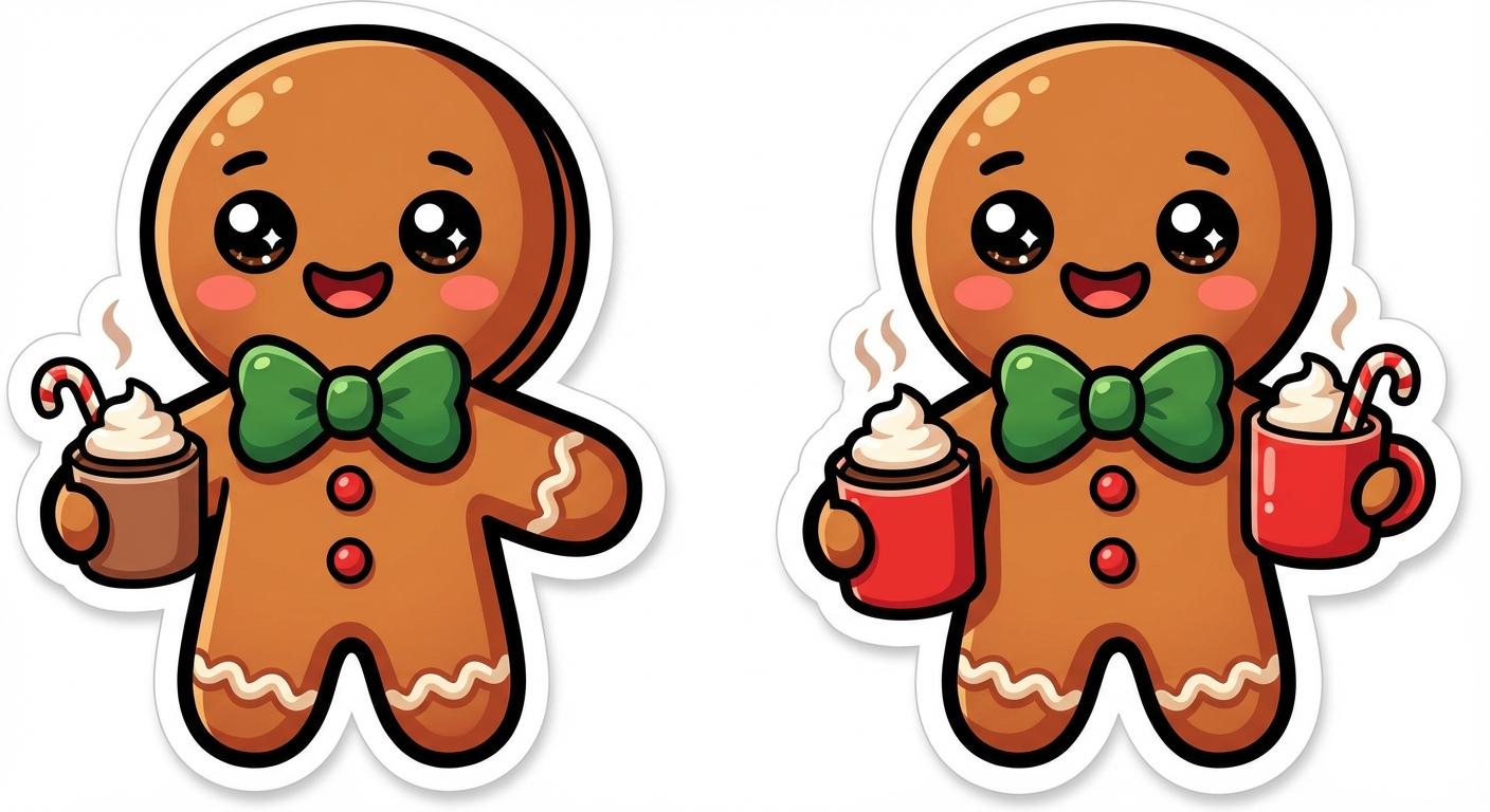 Cheerful Gingerbread Man