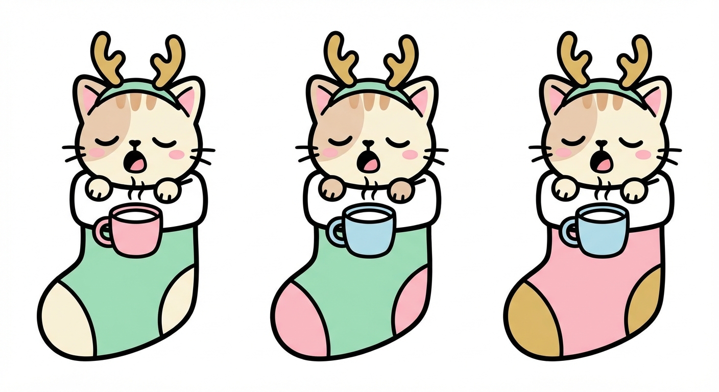 靴下の中の子猫