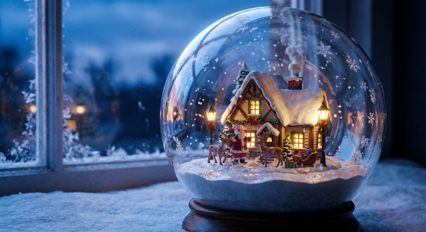 窓辺のスノードーム