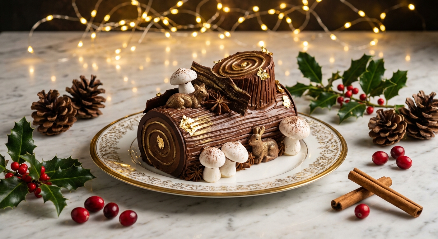 聖夜のブッシュドノエル