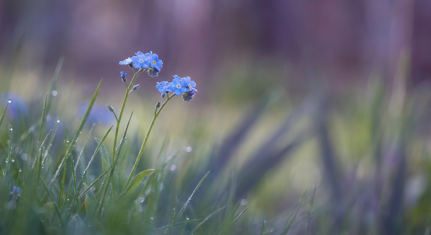 Delicate Garden Blossoms