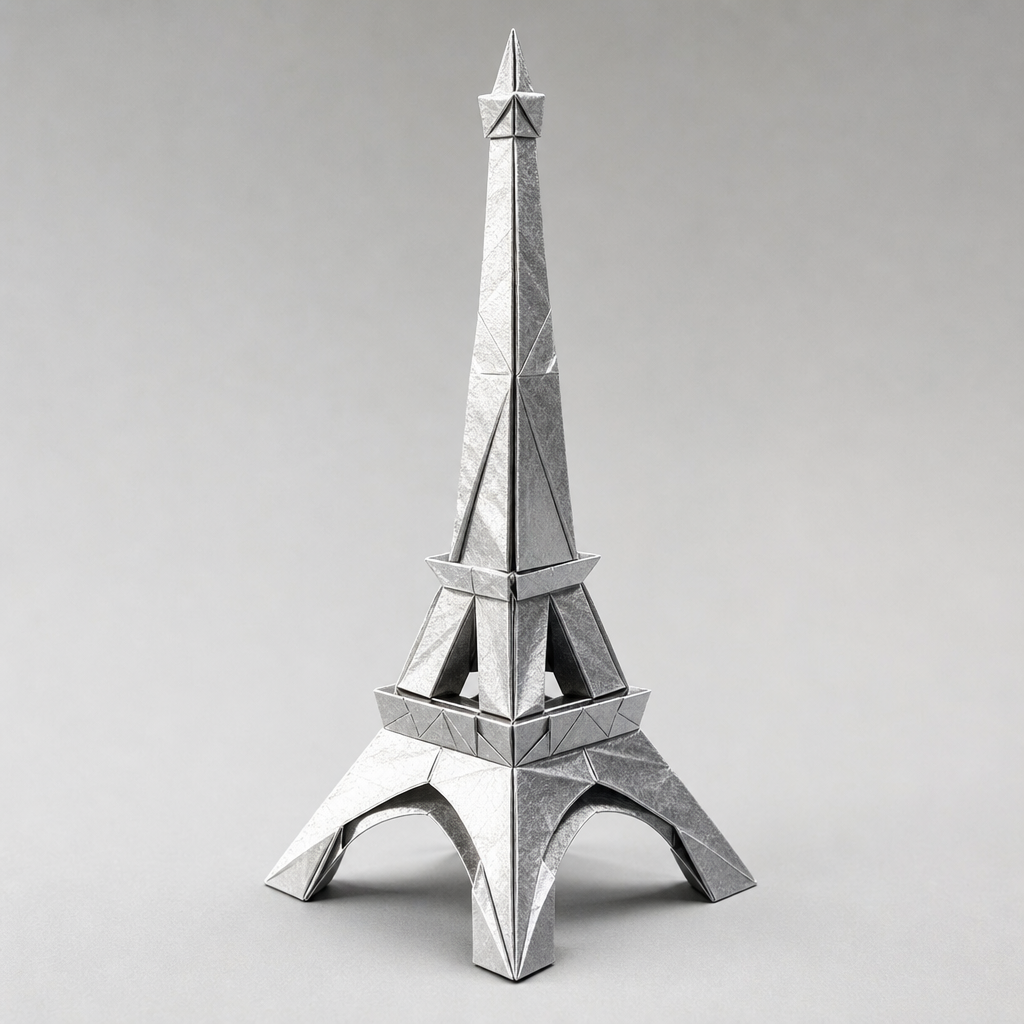 Origami Eiffel Tower
